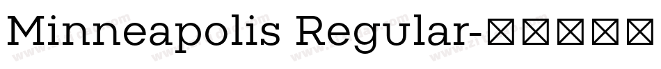 Minneapolis Regular字体转换